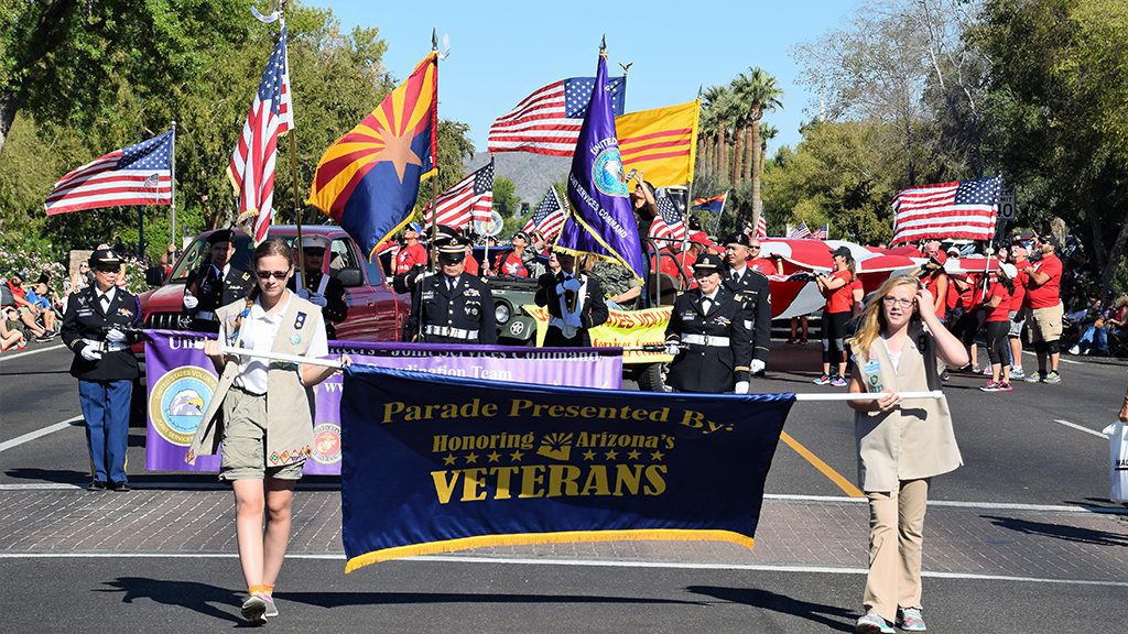 2017 Phoenix Veterans Day Parade Cold War Veterans Focus